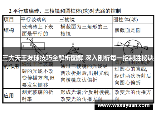 三大天王发球技巧全解析图解 深入剖析每一招制胜秘诀